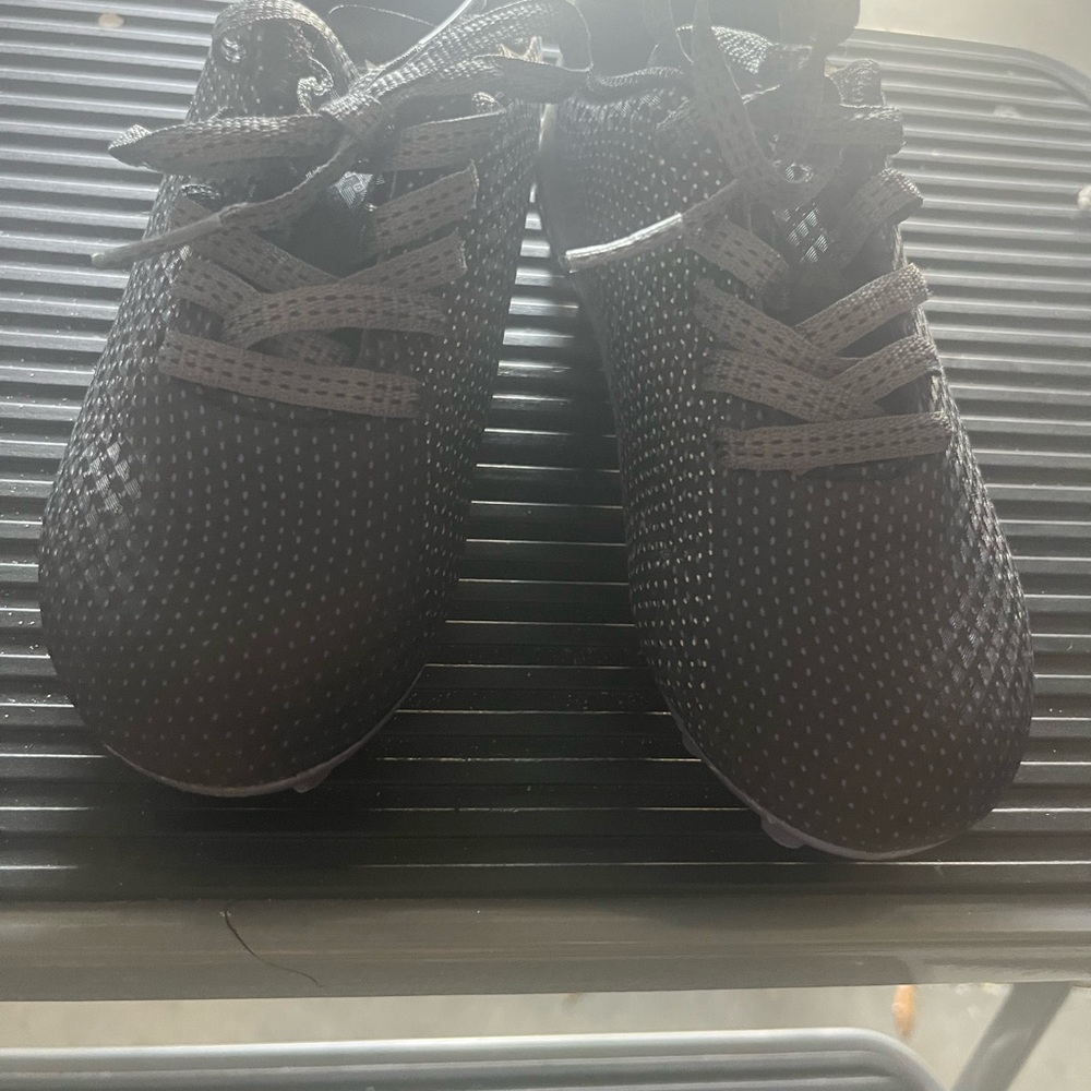 Black Athletic Soccer Cleats kids